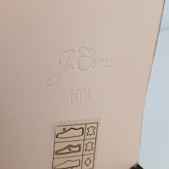 J.Crew Women's SZ 10.5 Crackled Leather Academy Loafers With Tassels NWOB - Picture 10 of 10